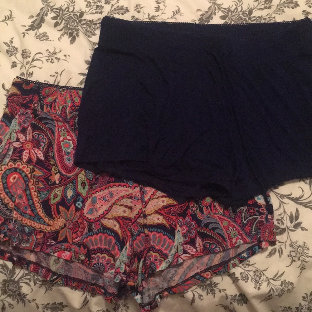 Set of Cynthia Rowley pajama shorts
